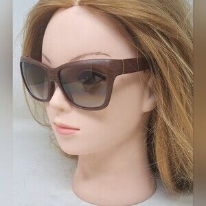 Gucci Women's Sunglasses Wood Grain Polarized Square GG 3655/S 9RTHM 57-15-140